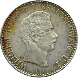 Niemcy, Braunschweig-Lüneburg, Wilhelm, talar 1837 C.v.C., Braunschweig, RZADKI