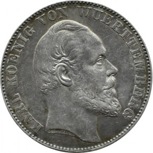Niemcy, Wirtembergia, Karol, talar zwycięstwa 1871, Stuttgart