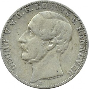 Niemcy, Hannover, Georg V, talar 1864 B, Hannover