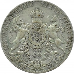 Niemcy, Hannover, Georg V, talar 1864 B, Hannover