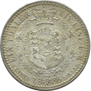 Niemcy, Hannover, Wilhelm IV, talar 1836 A, Causthal