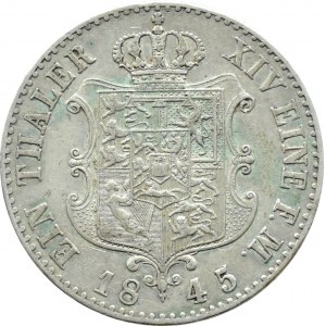 Niemcy, Hannover, Ernst August, talar 1845 B, Hannover