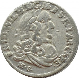 Prusy, Fryderyk Wilhelm, szóstak 1681 HS, Königsberg (Królewiec)