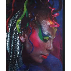 Queen of the night / Woman with a butterfly (double-sided print)