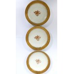 Zestaw porcelanowych talerzy G.Rosier, Limoges, Francja