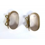 A pair of decorative napkin rings