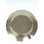 Silver-plated decorative plate, Dixi, France