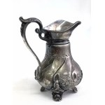 Silver-plated decorative jug