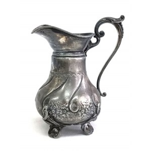 Silver-plated decorative jug