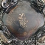 Silver-plated decorative jug