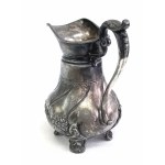 Silver-plated decorative jug