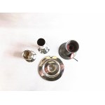 Set of four candlesticks, France