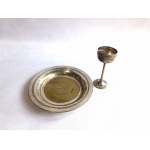 Tray and glass set