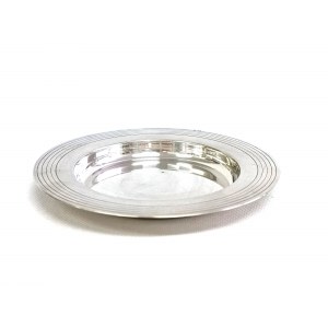 Silver-plated plate, France