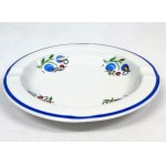 Ludowa popielniczka ceramiczna kaszubska vintage, Lubiana