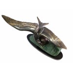 Irénée Rochard (1906-1984), Kaminanzug mit Möwe, Art Nouveau, Frankreich