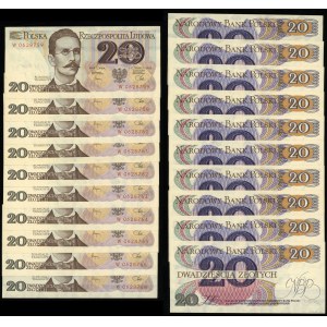 Polska, 10 x 20 złotych, 1.06.1982
