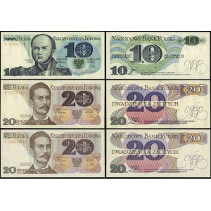 Polska, zestaw 3 banknotów, 1.06.1982