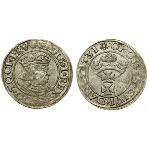 Polska, grosz, 1531, Gdańsk