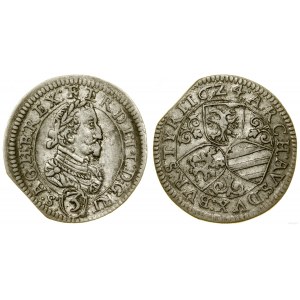 Austria, 3 krajcary, 1624, Graz