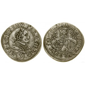 Austria, 3 krajcary, 1626, Graz