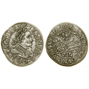 Austria, 3 krajcary, 1630, Graz