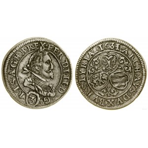 Austria, 3 krajcary, 1631, Graz