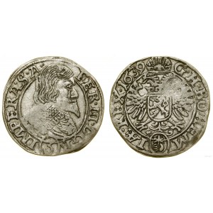 Austria, 3 krajcary, 1640, Praga