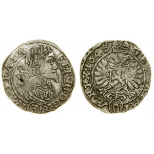 Austria, 3 krajcary, 1645, Praga
