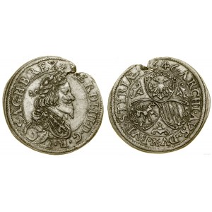 Austria, 3 krajcary, 1646, Graz