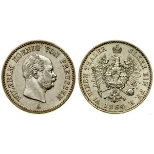 Niemcy, 1/6 talara, 1864 A, Berlin