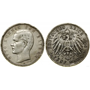 Niemcy, 5 marek, 1903 D, Monachium