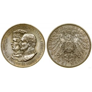 Niemcy, 2 marki pamiątkowe, 1909 E, Muldenhütten