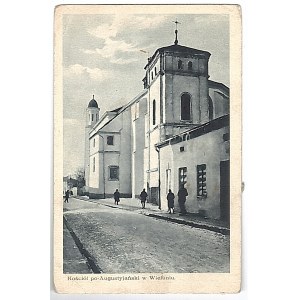 Pocztówka Kościoł po - Augustjański w Wieluniu, Wieluń, Czastary, Rudolf Szponer
