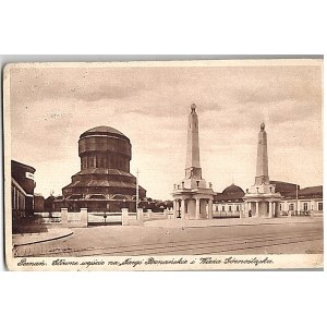 Postkarte Poznań Messe Oberschlesischer Turm Poznań