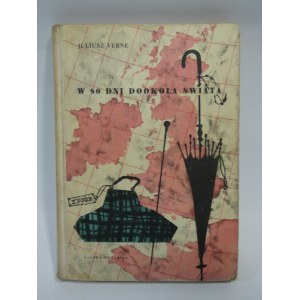 In 80 days around the world / Verne [ill. Majchrzak] WYD VI 1962
