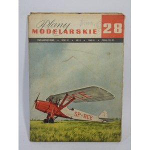 Plany Modelarskie POLSKI SAMOLOT RWD-8 28 ROK IV NR 6 1968