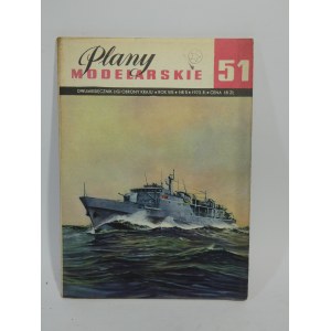 Modeling Plans ESKORTOWIEC TOBRUK 51 YEAR VIII NO. 5 1972