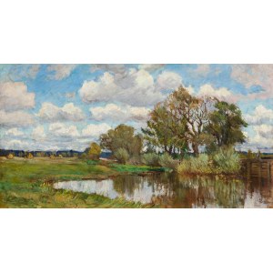 Stefan Domaradzki (1897 Nizhny Novgorod - 1983 Nandy near Paris), Yaselda floodplain, 1935