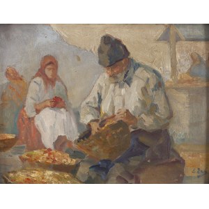 Erno Erb (1878 Lviv (?) - 1943 Lviv), At the marketplace