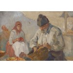 Erno Erb (1878 Lviv (?) - 1943 Lviv), Auf dem Markt