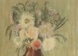 Dawid Kirszenbaum (1900 Staszów - 1954 Paryż), Bukiet kwiatów, 1940