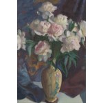 Władysław Majewski (1881 Proszowice - 1925 Warsaw), Roses in a vase, 1923