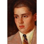 Jan Bogusław Kober (1890 Jurki - 1980 ), Portrét muže v kravatě
