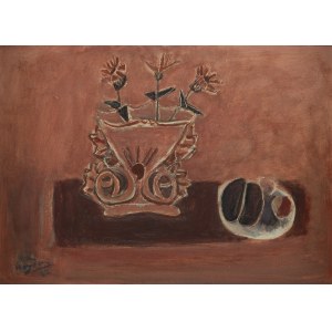 Henryk Hayden (1883 Warszawa - 1970 Paryż), Kwiaty i owoce, 1962