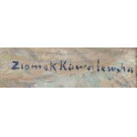 Maria Ziomek Kowalewska (1905 - 1975 ), Blumenstillleben (recto)/ Landschaft (verso), 1960er Jahre.