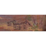 Stanisław Paciorek (1889 Ładycze na Volyni - 1952 Krakov), Vidiecka krajina, 1928