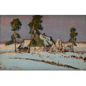 Andrzej Malinowski (1885 Czempin - 1932 Poznań), Huts under the snow