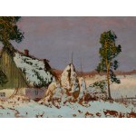 Andrzej Malinowski (1885 Czempin - 1932 Poznań), Hütten unter dem Schnee