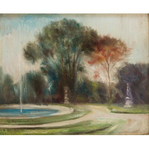 Stanislaw Chlebowski (1890 Braniewo - 1969 Gdansk), Tuileries Garden in Paris